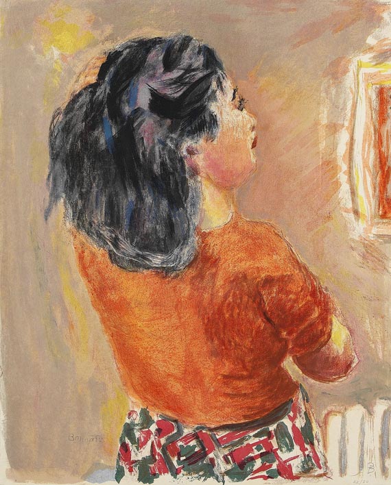 Pierre Bonnard - Jeune fille vue de dos