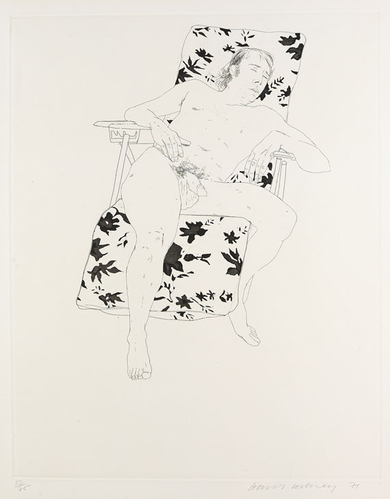 David Hockney - Mo asleep
