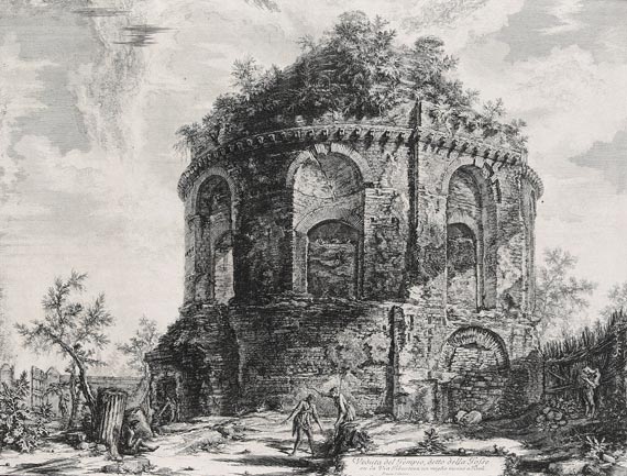 Giovanni Battista Piranesi - Veduta del Tempio detto della Tosse