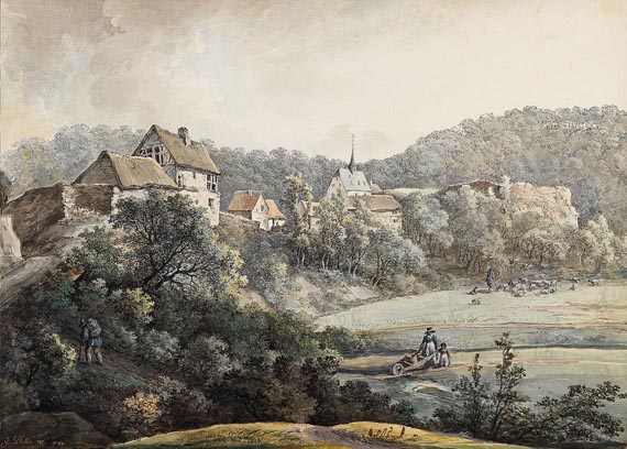 Johann Georg von Dillis - Ansicht von Wolfsegg