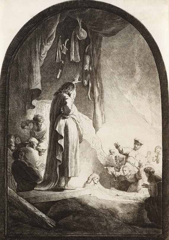Harmensz. Rembrandt van Rijn - Die große Auferweckung des Lazarus