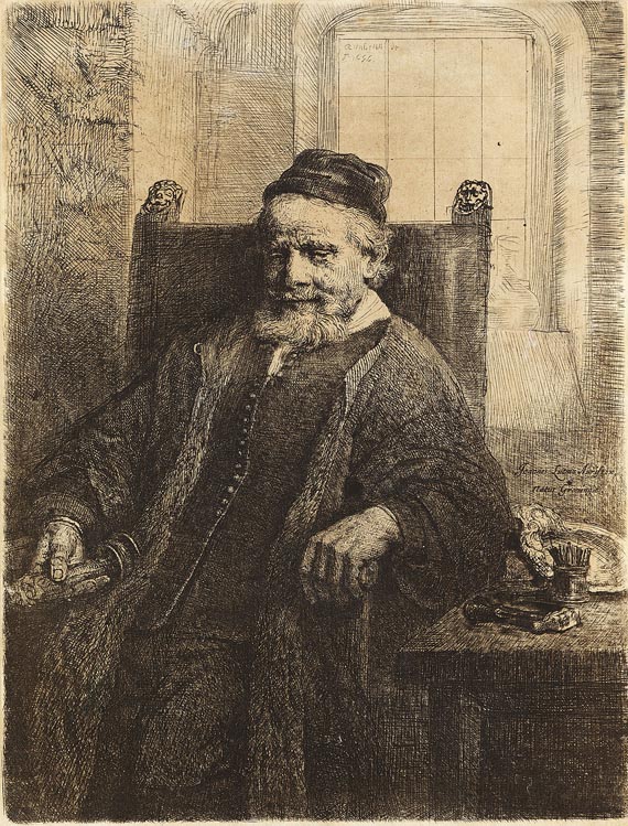 Harmensz. Rembrandt van Rijn - Jan Lutma, Goldschmied in Amsterdam
