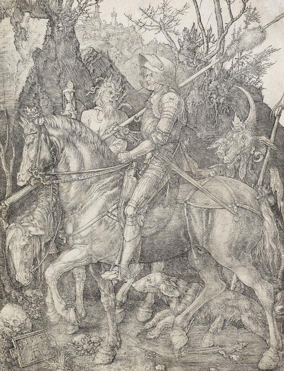 Albrecht Dürer - Der Reiter (Ritter, Tod und Teufel)