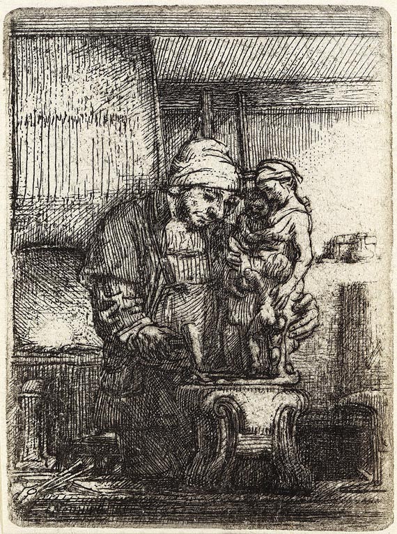 Harmensz. Rembrandt van Rijn - Der Goldschmied
