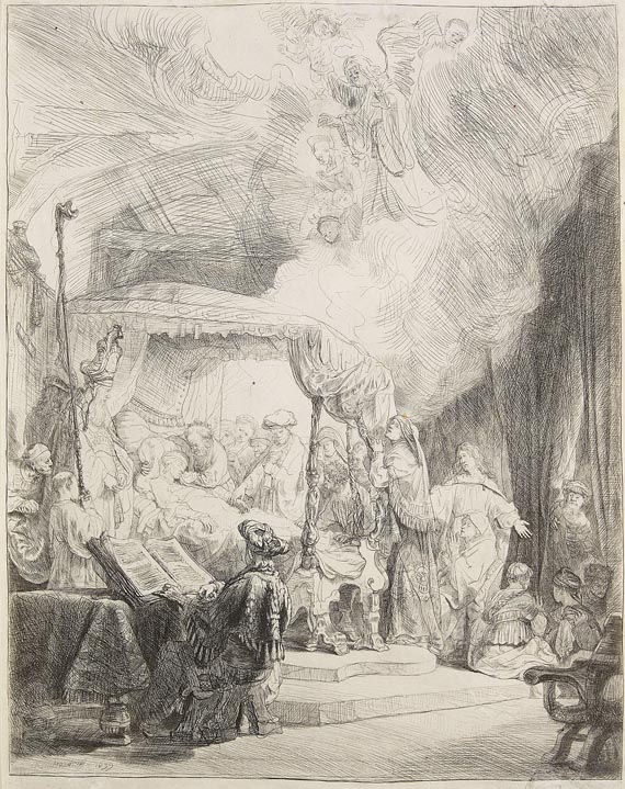Harmensz. Rembrandt van Rijn - Der Tod der Jungfrau Maria
