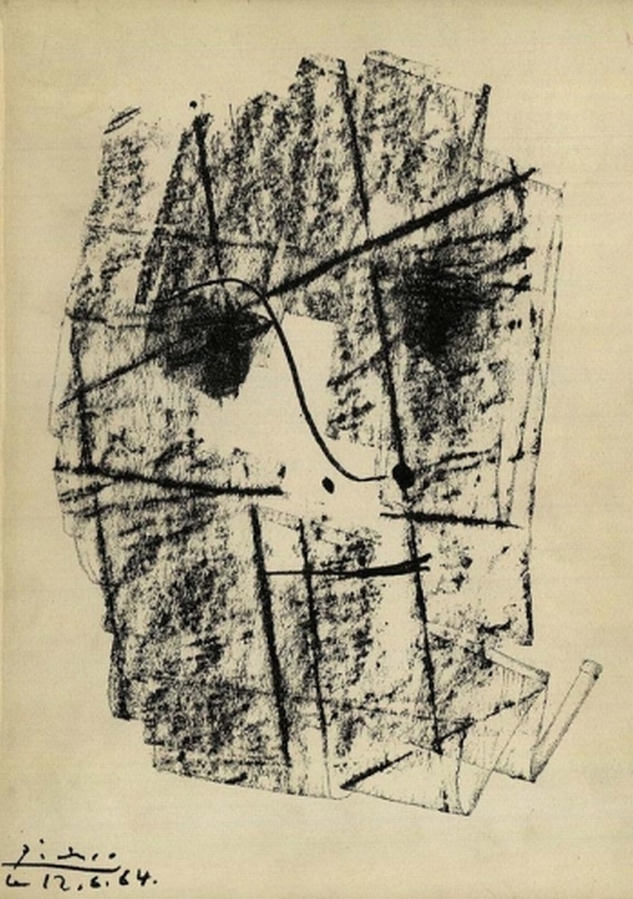Pablo Picasso - Pour Daniel-Henry Kahnweiler. 1965.