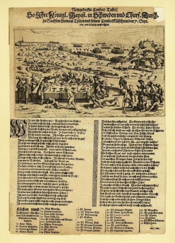  Einblattdruck - Einblattdruck. ConfectTafel. 1631