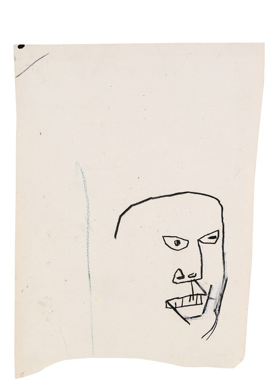 Jean-Michel Basquiat - Untitled (Kopf eines zornigen Mannes)