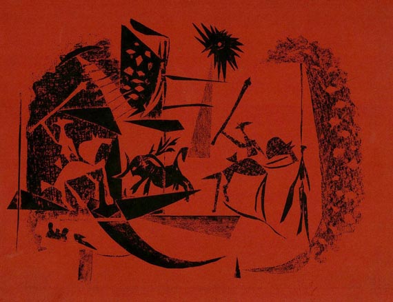 Jaime Sabartés - "A los toros" mit Picasso. 1961.