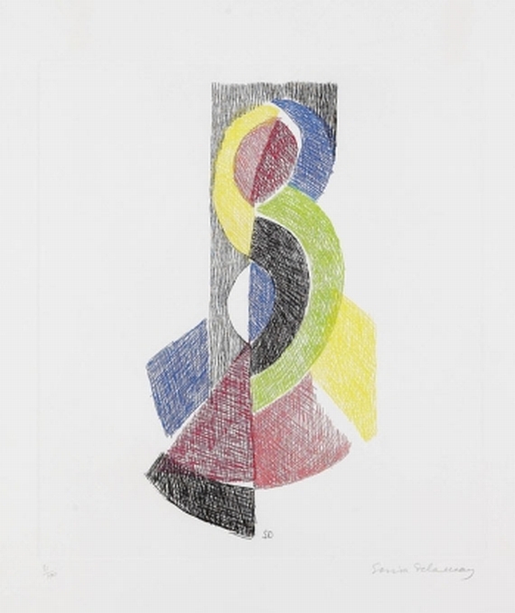 Sonia Delaunay-Terk - Semi Circles and Forms