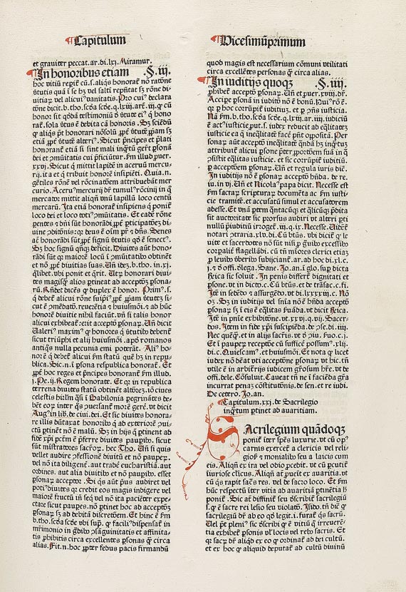  Antonius Florentinus - Summa theologica. Tl. 2. 1477.