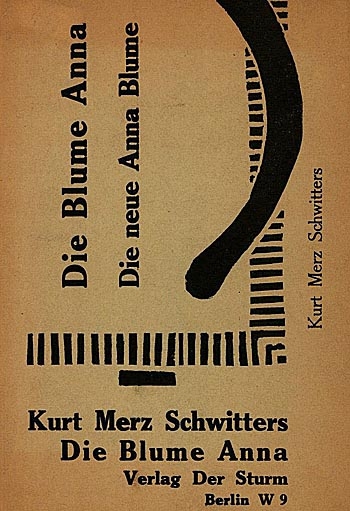 Kurt Schwitters - Blume Anna. 1918