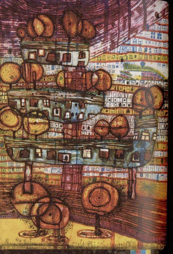 Friedensreich Hundertwasser - Hundertwasser Bibel, 1995 (119)