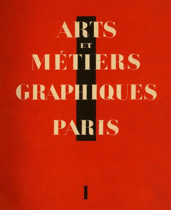 Charles Peignot - Arts et Métiers Graphiques. Nr. 1-68 in 17 Bden. 1930