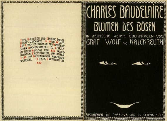 Charles Baudelaire - Blumen des Bösen. 1907
