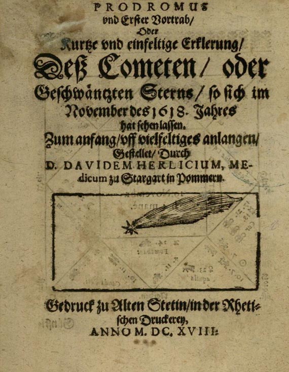 David Herlicus - Erklerung deß Kometen. 1618