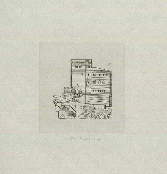 Otto Rohse - Bauten, 2 Mappen. 1969