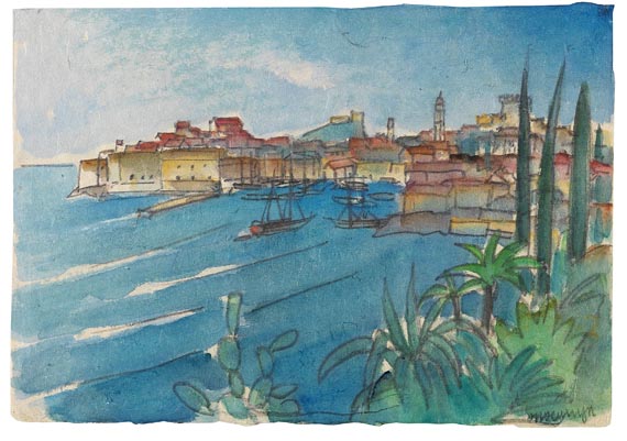 Otto Lange - Hafen von Ragusa (Dubrovnik)