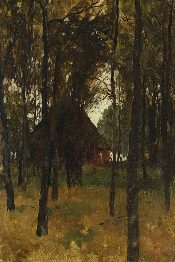 Thomas Herbst - Haus hinter Bäumen