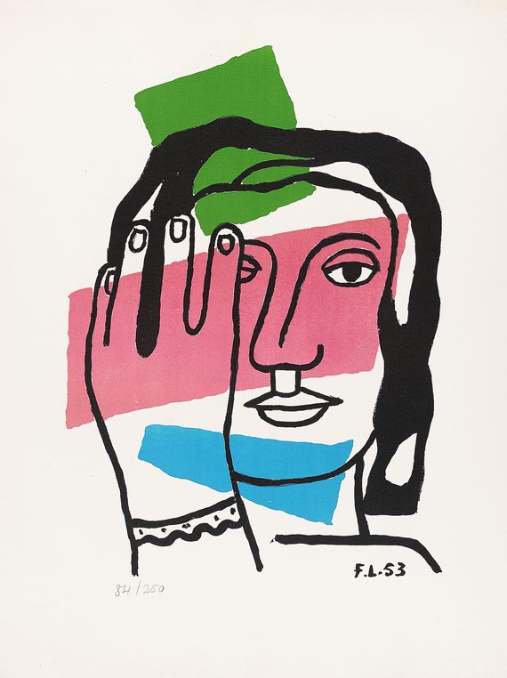 Fernand Léger - Tête de femme