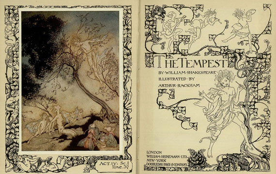 Arthur Rackham - The Tempest, 1926.