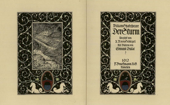 Edmund Dulac - Shakespeare, Der Sturm, 1912.
