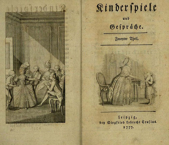 Johann Gottlieb Schummel - Kinderspiele. 3 Bde. 1777-78