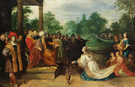 Frans Francken II - Salomon und die Königin von Saba