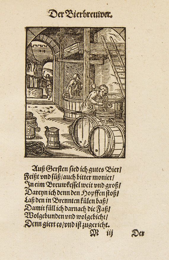 Hans Sachs - Beschreibung aller Stände. 1574. - 