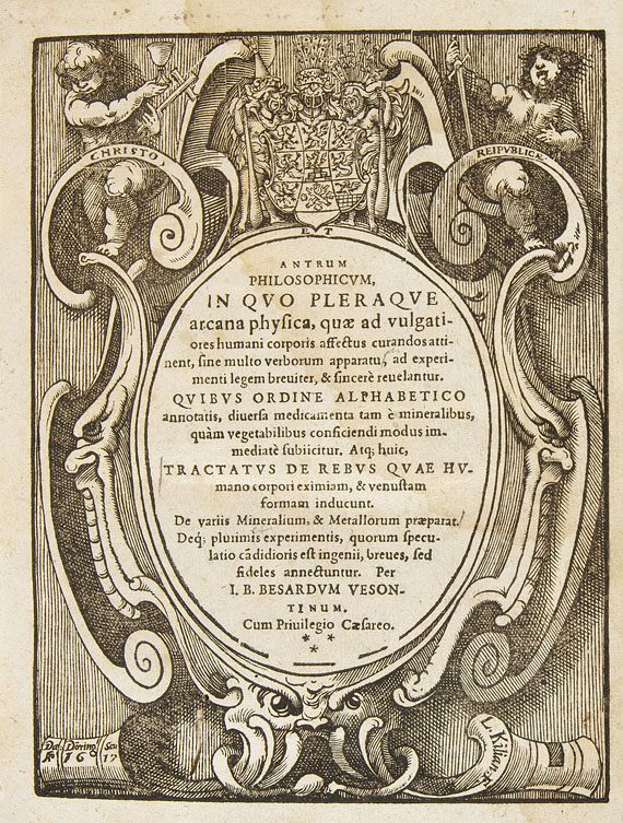 Jean-Baptiste Besard - Antrum philosophicum. 1617