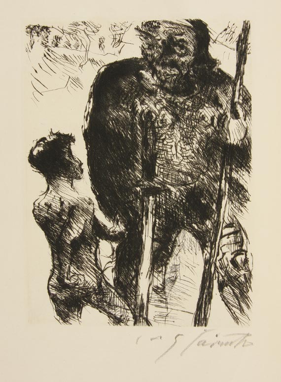 Lovis Corinth - Saul und David. 1923.