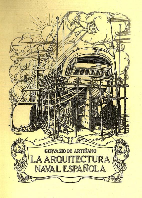 Artiñano y de Galdácano, G. de - Gervasio, Arquitectura naval. 1920.