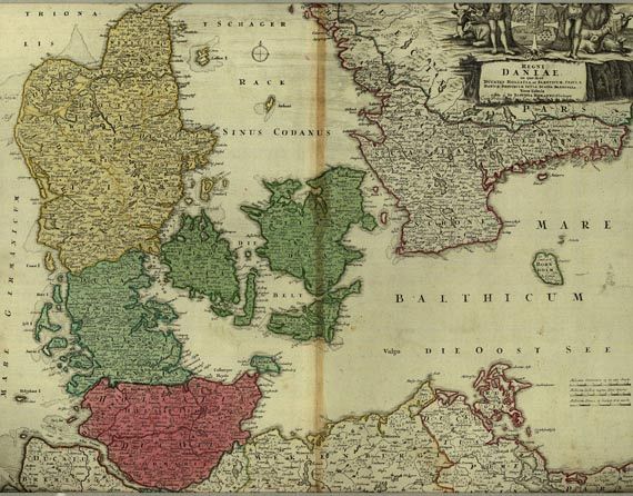 Dänemark - 2 Bll.: Regni Daniae. Scandinavia complectens Sveviae, Daniae, et Norvegiae regna.