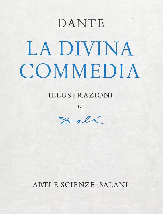 Salvador Dalí - Dante, Divina Commedia. 9 Bde. (Ldr.-Schuber) 1964 - 