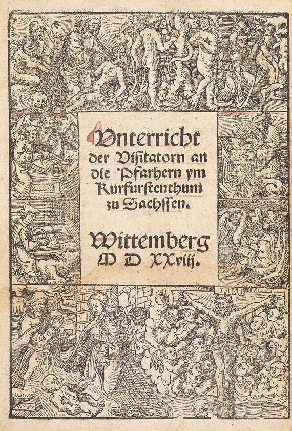 Martin Luther - Unterrichtung. 1528 + 3 weitere Luther-Drucke (Sammelband) - 