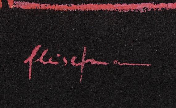 Adolf Richard Fleischmann - Komposition in Rot - 