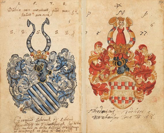  Album amicorum - Stammbuch Wolfg. v. Honsberg, 1575-1579.