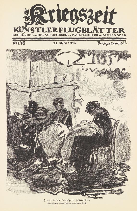 Kriegszeit - Kriegszeit Künstlerflugblätter, 1914-1916.