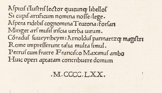  Leo I - Sermones. Ed. Joh. Andreae, 1470 - 
