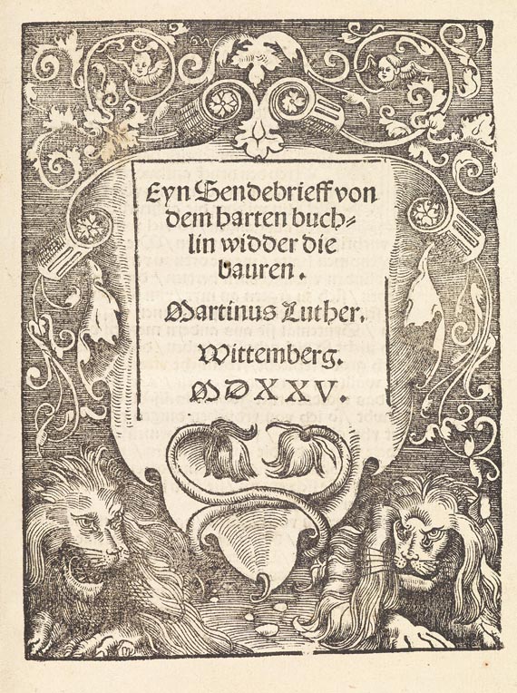 Martin Luther - Eyn Sendebrief. 1525