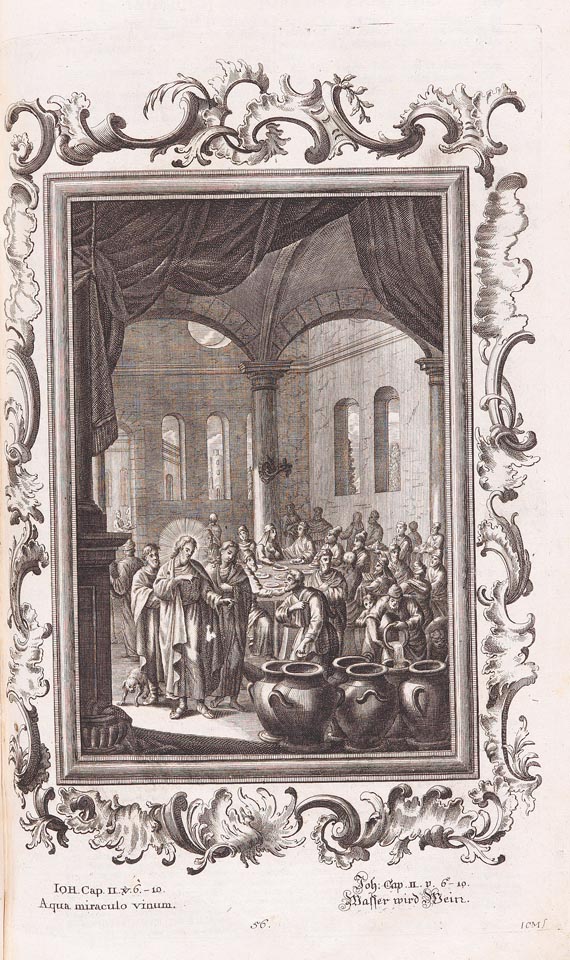 Biblia latina - Biblia sacra, 4 Bde., Konstanz 1770
