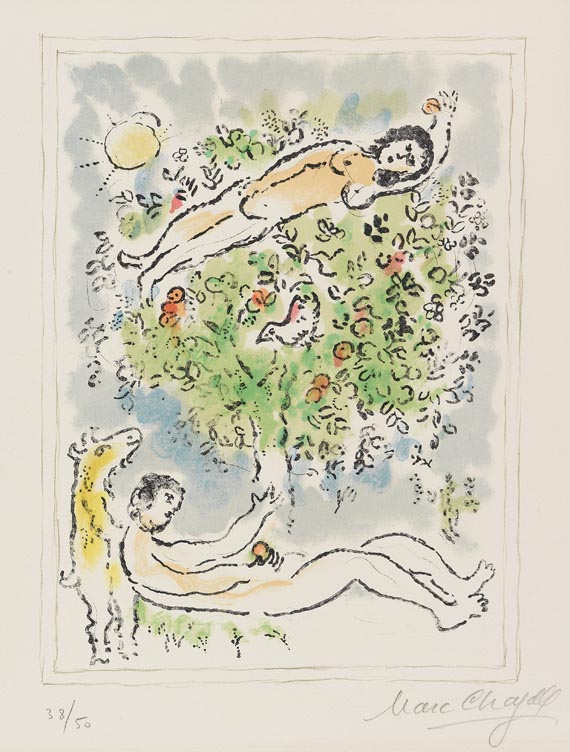 Marc Chagall - Blühender Baum II