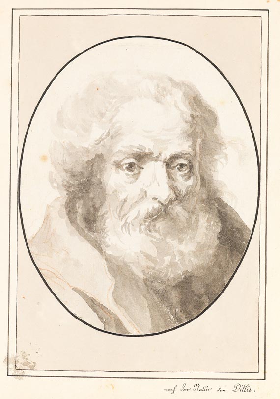 Johann Georg von Dillis - Porträt eines bärtigen Alten