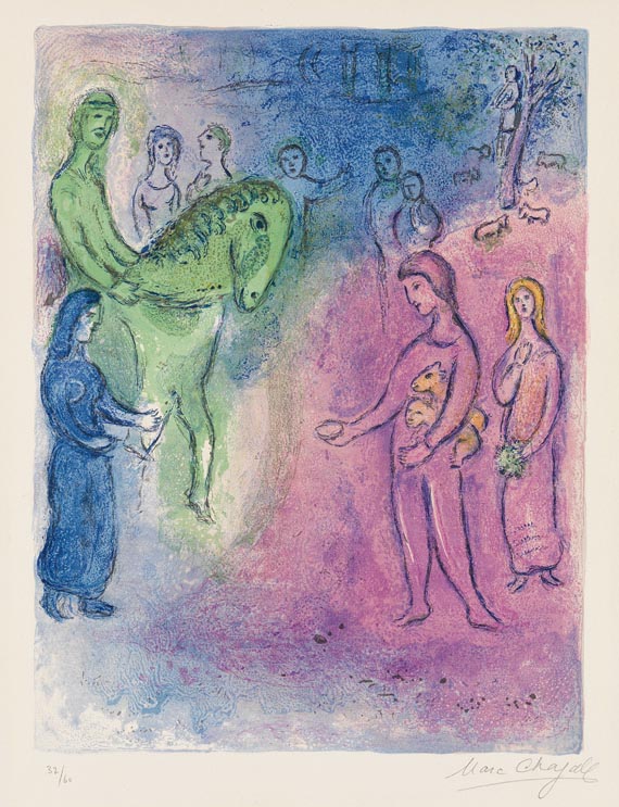 Marc Chagall - Ankunft des Dionysophanes