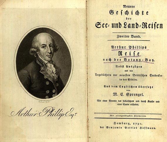 Arthur Phillip - Reise nach der Botany-Bay, 1791