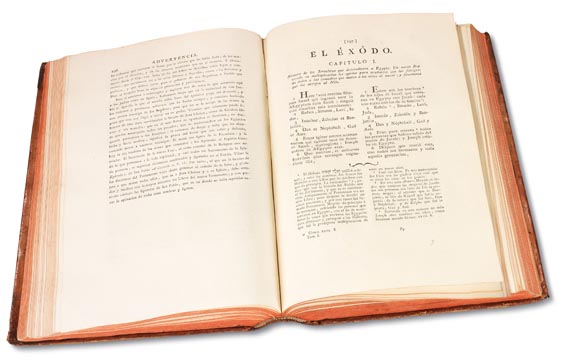  Biblia hispanica - La biblia vulgata espanol, 10 Bde. 1790 - 