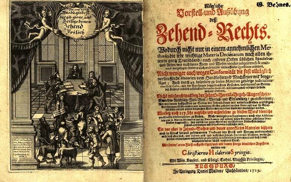 Christianus Hildericus Syring - Zehend-Rechts, 1719