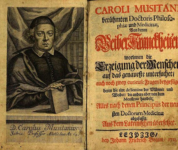 Caroli Musitani - Weiber Kranckheiten. 1711