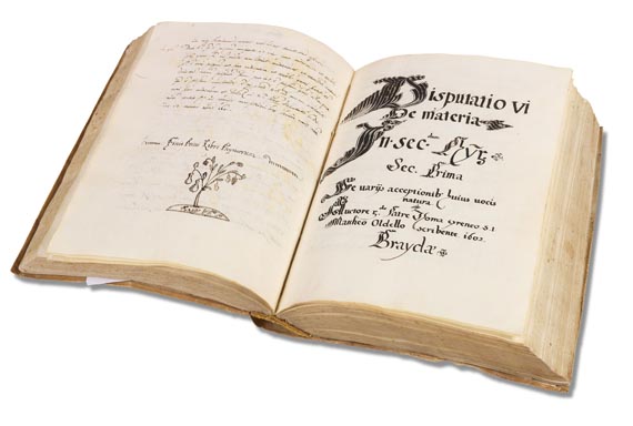 Manuskripte - In VIII Libros physicorum. 1602.