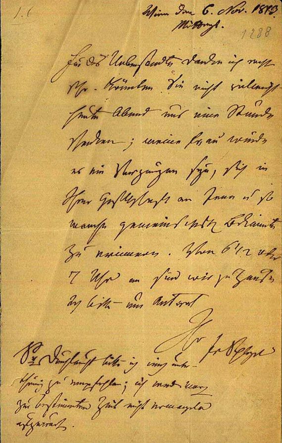 Friedrich Schlegel - Eigh. Brief. 1813